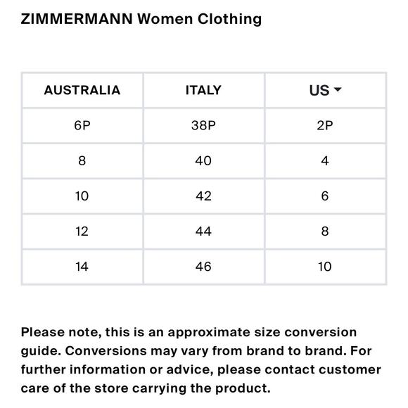 Zimmermann Heathers Pant Mid Rise Bikini Bottoms In Floating Bouquet Size 10 - Picture 7 of 8